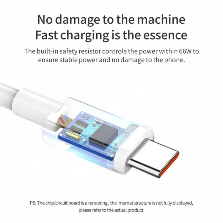 کابل تبدیل USB به USB-C سمگپرس مدل mi Turbo Charger به طول 1 متر