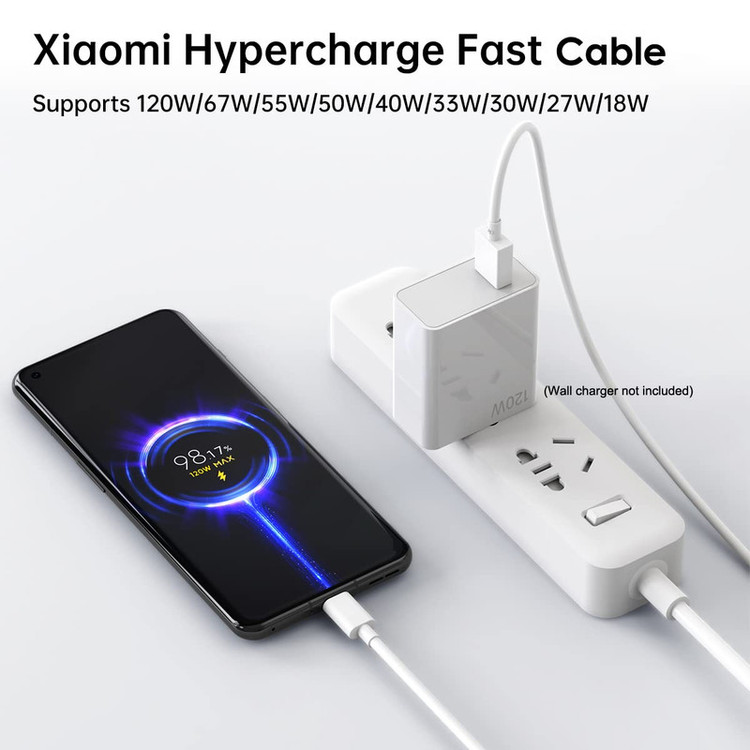 کابل تبدیل USB به USB-C سمگپرس مدل mi Turbo Charger به طول 1 متر