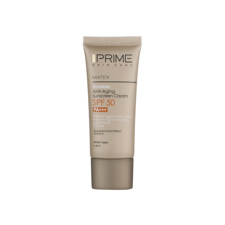 کرم ضد آفتاب بیرنگ پرایم SPF 50 مدل Matex حجم 40 میلیلیتر